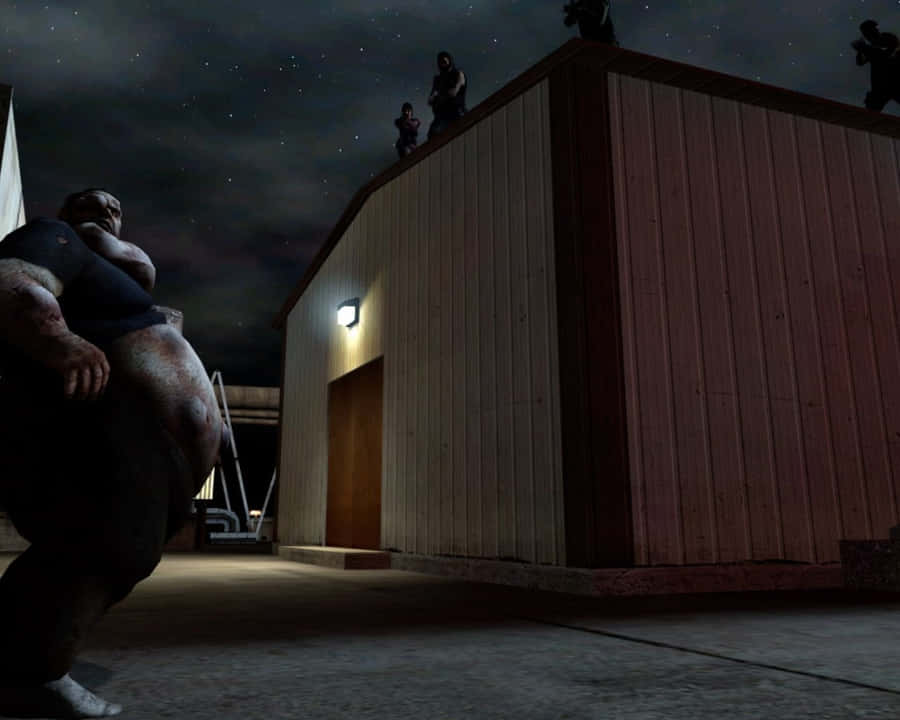 The Ultimate Left 4 Dead Team Ready For Action Wallpaper