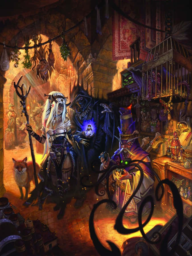 The Underground World Of Black-market Business Wallpaper