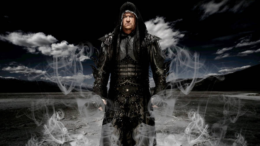The Undertaker Smoke Wallpaper