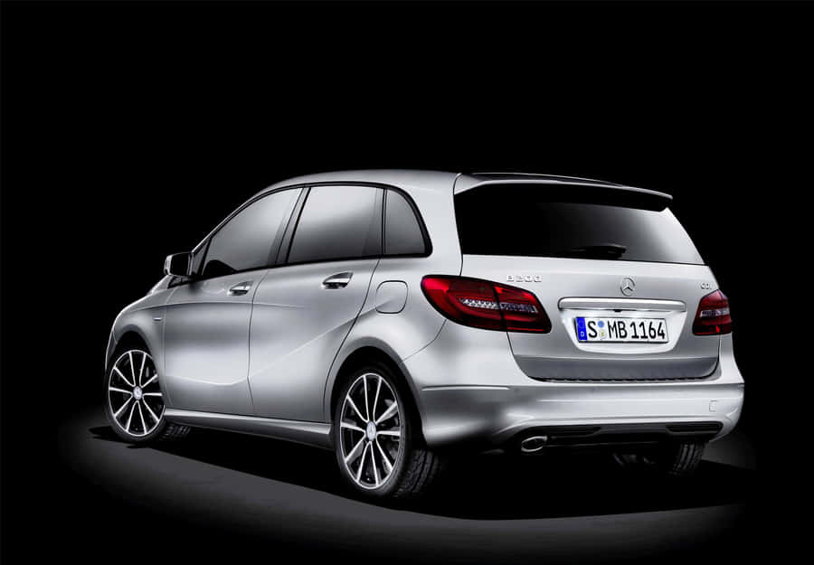 The Versatile And Elegant Mercedes Benz B-class On An Open Road Wallpaper