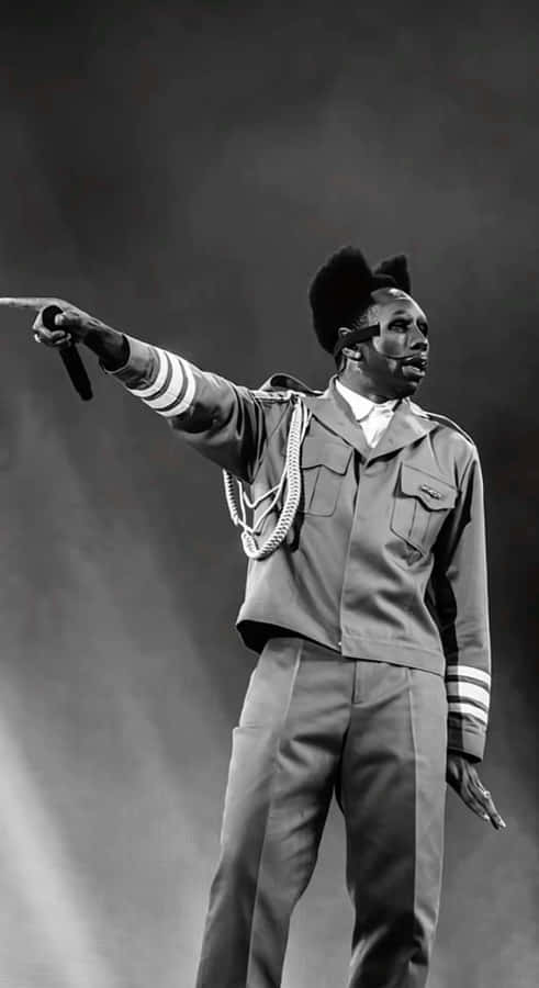 The Weeknd Live Performance Wallpaper