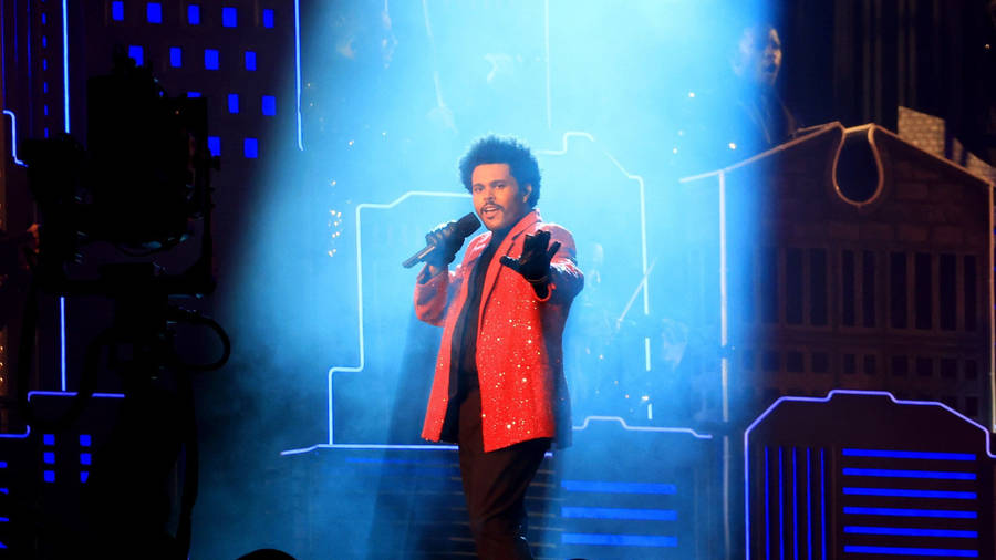The Weeknd Super Bowl Halftime Show Wallpaper