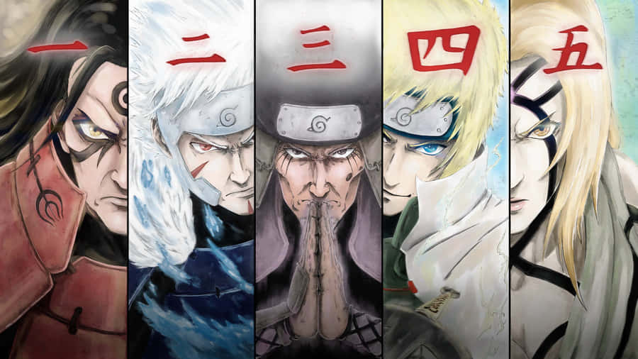 The Wise Third Hokage, Hiruzen Sarutobi In Action Wallpaper