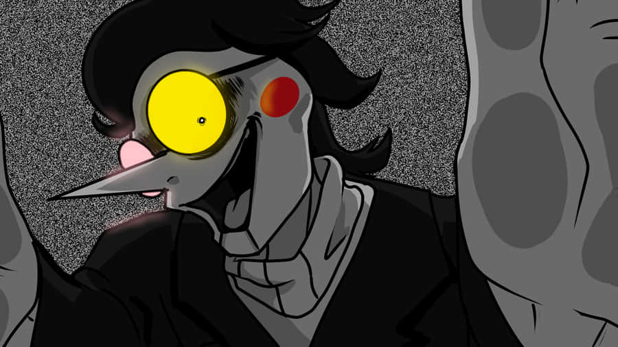 The Witty And Mischievous Spamton From Deltarune Wallpaper