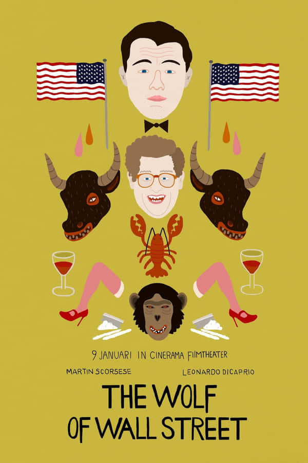 “the Wolf Of Wall Street - Live The High Life” Wallpaper