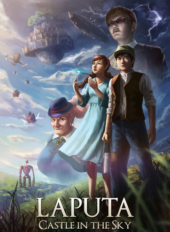 The World Of Laputa, The Mysterious Castle In The Sky Wallpaper