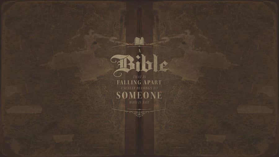 Theological Bookshelves At Library Wallpaper