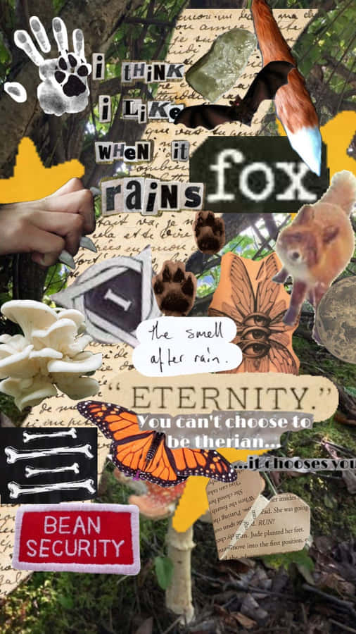 Therian Collage Art Wallpaper