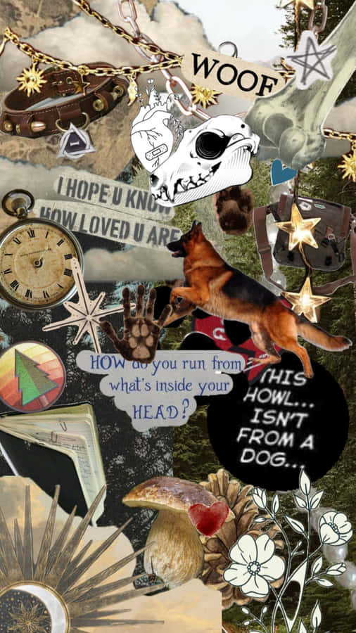 Therian Collage Art Wallpaper