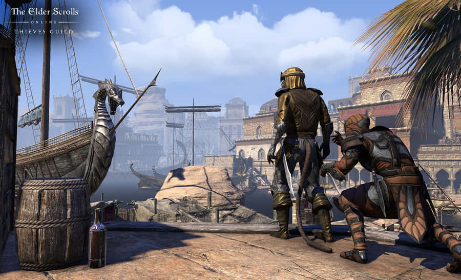 Thieves Guild Meeting: Conspiring In Shadows Wallpaper