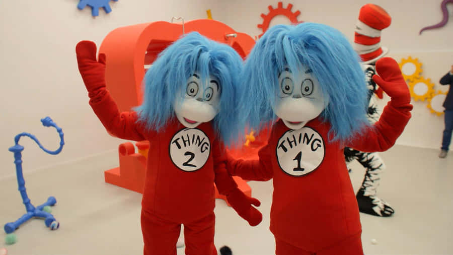 Thing1and Thing2 Costumes Wallpaper