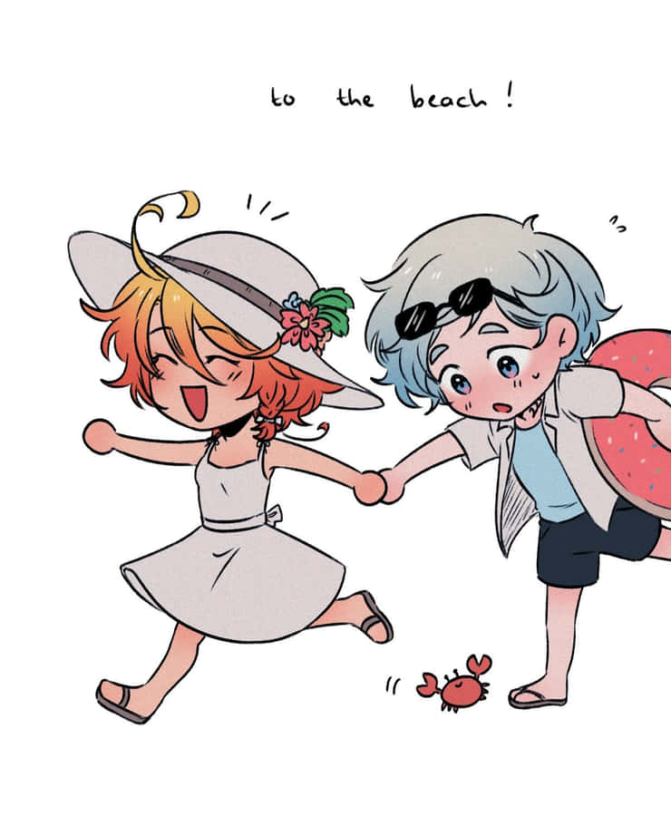 Thoughtful Norman From The Promised Neverland Anime Series Wallpaper