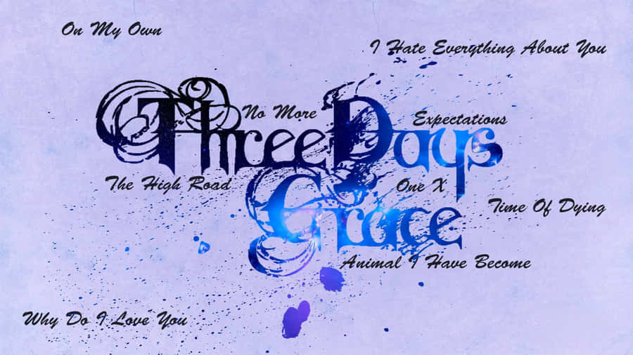 Three Days Grace Band Logo Wallpaper
