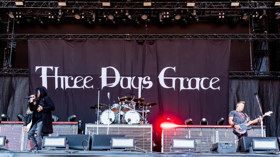 Three Days Grace Live Performance Wallpaper