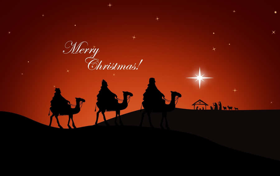 Three Wise Men Journey Wallpaper