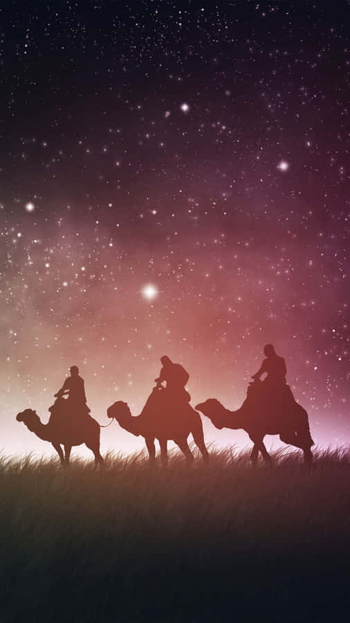 Three Wise Men Journey Wallpaper