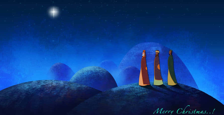 Three Wise Men Journey Wallpaper