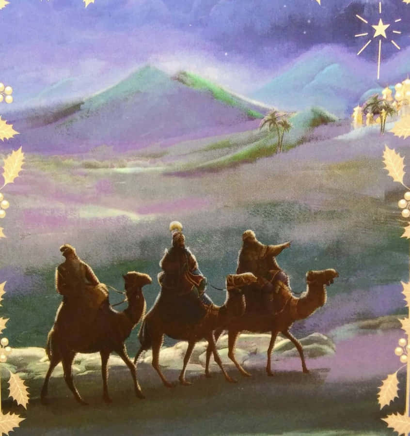 Three Wise Men Journey Wallpaper
