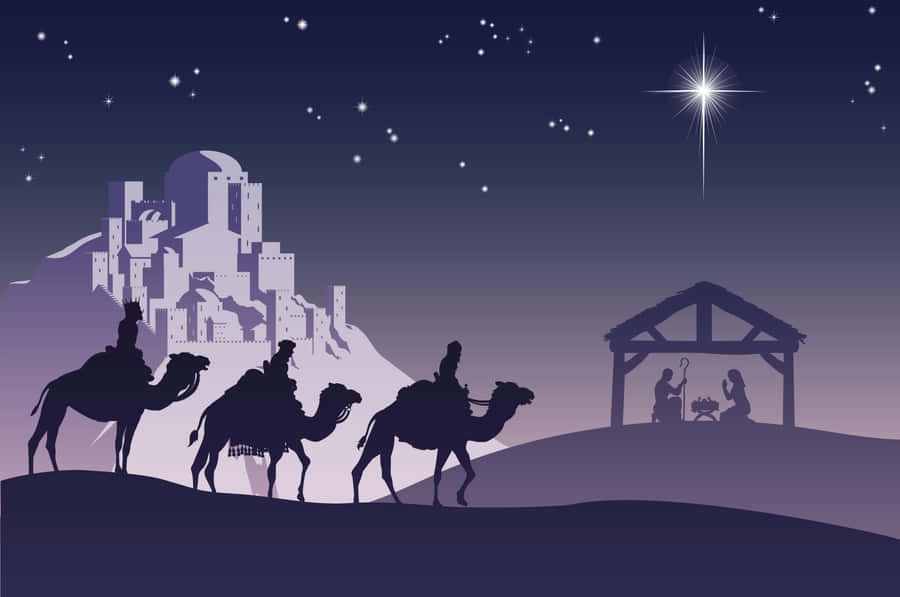 Three Wise Men Journey Wallpaper