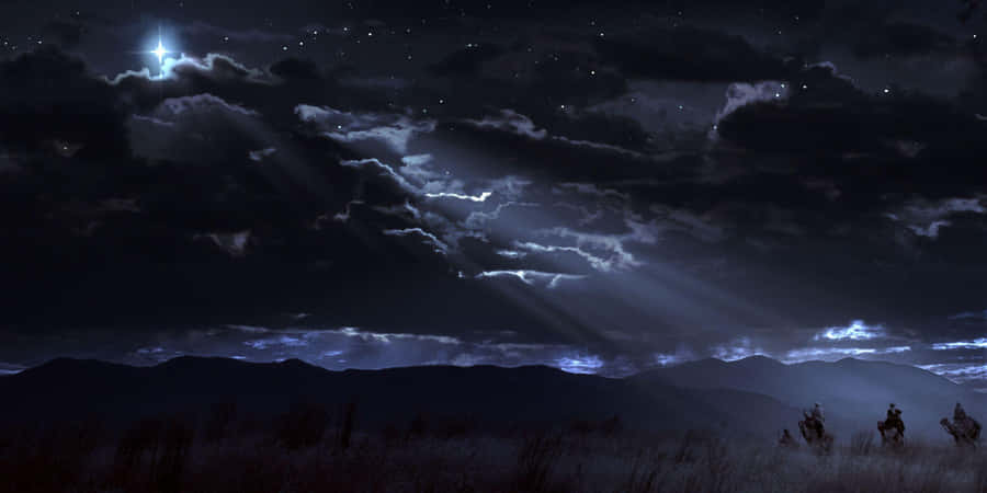 Three Wise Men Journey Wallpaper