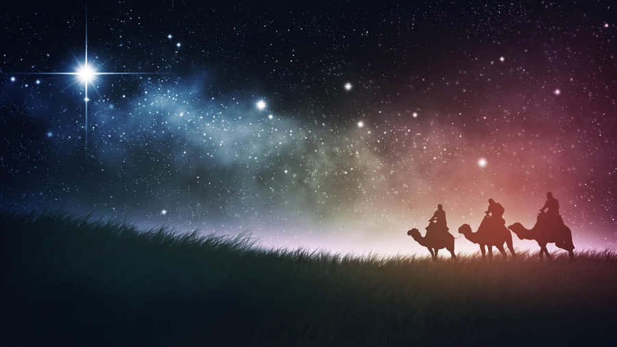 Three Wise Men Journey Wallpaper