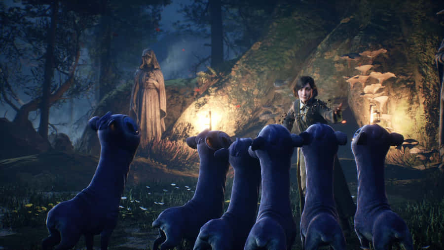 Thrilling Adventure In The Wizarding World Of Harry Potter Game Wallpaper