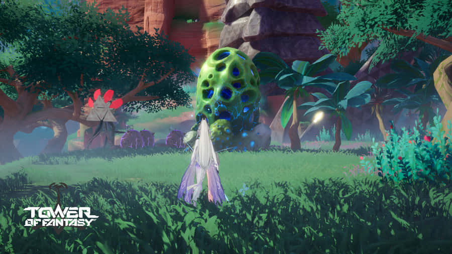 Thrilling Battle In A Mysterious World Wallpaper