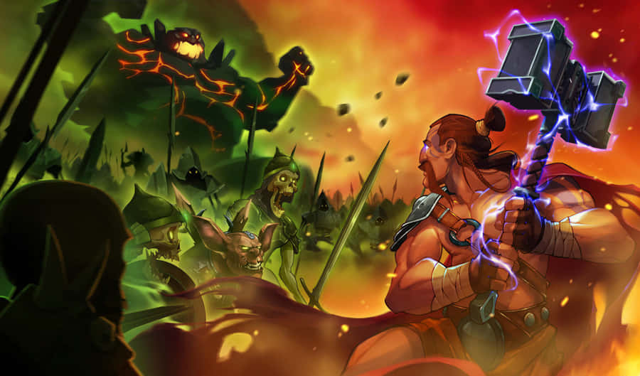 Thrilling Online Gaming Experience Wallpaper