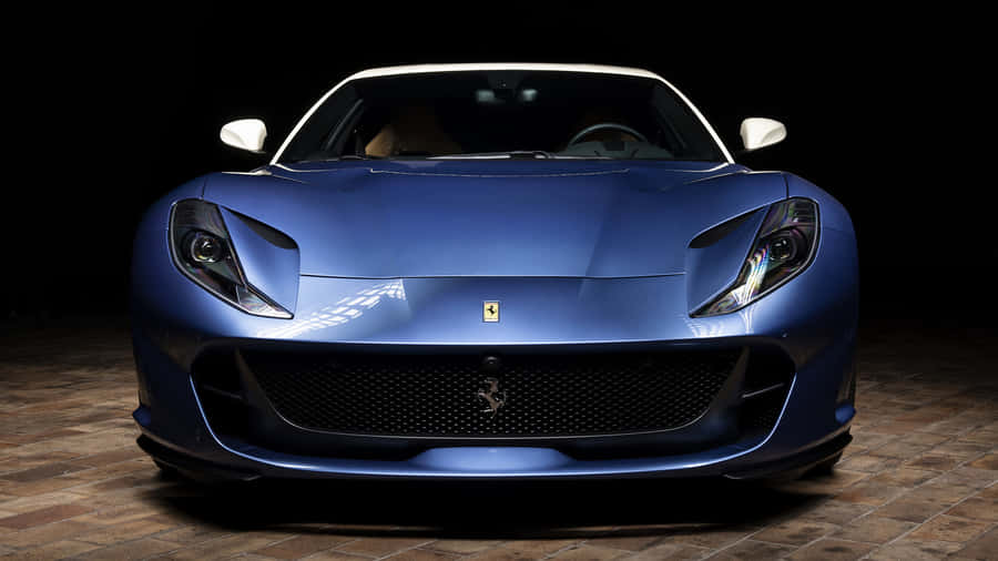 Thrilling Performance - The Iconic Ferrari 812 Superfast In Action. Wallpaper