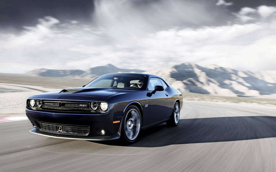Thrilling Ride With Dodge Challenger Wallpaper