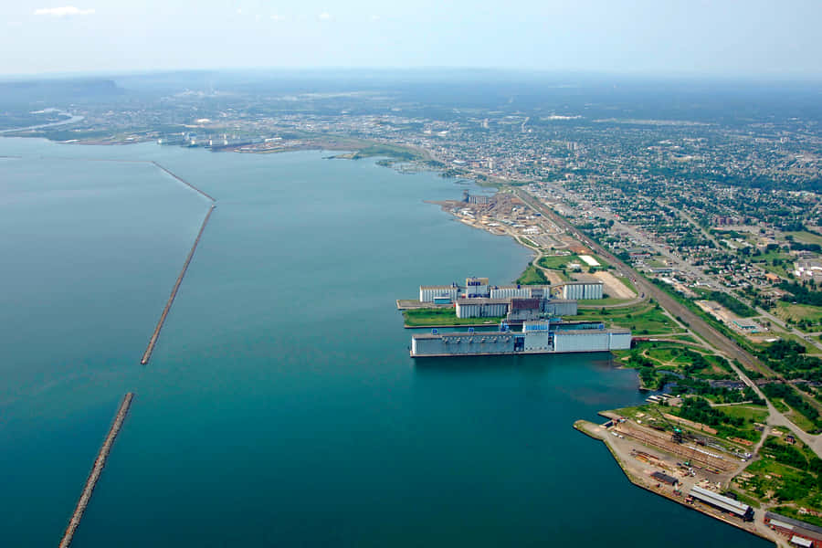 Thunder Bay Aerial View Wallpaper