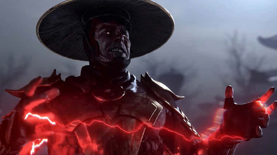 Thunder God Raiden Unleashing His Powers In Mortal Kombat Wallpaper