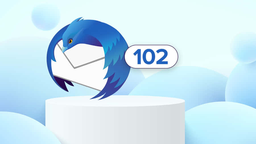 Thunderbird Email Client Illustration Wallpaper