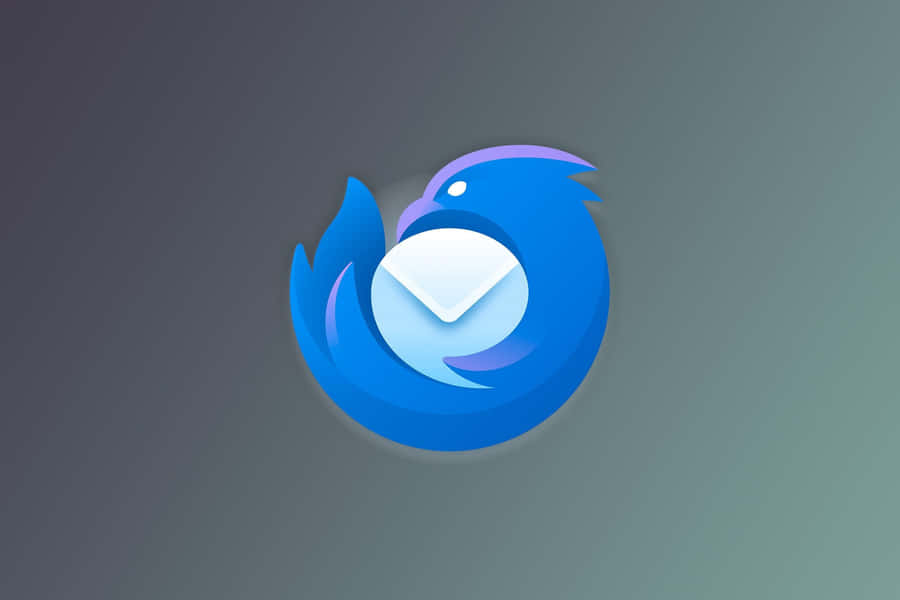 Thunderbird Logo Gradient Background Wallpaper