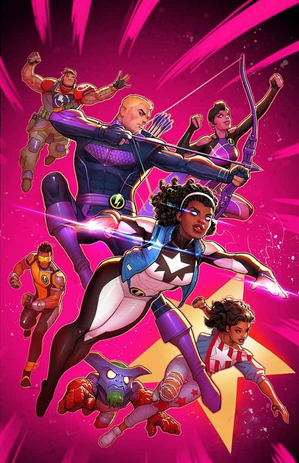 Thunderbolts Illuminating The Night Sky Wallpaper