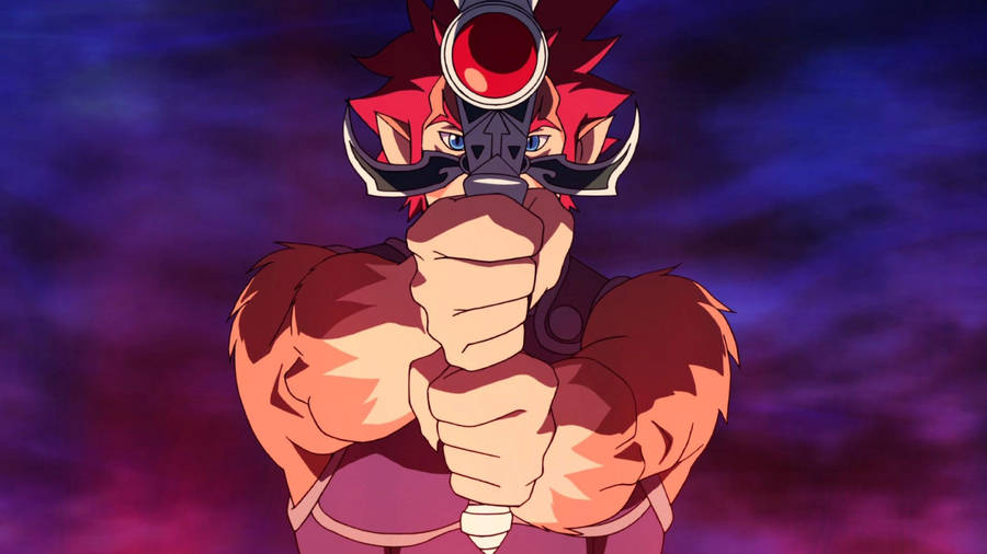 Thundercats - Lion-o Holding Thunder Gun Wallpaper