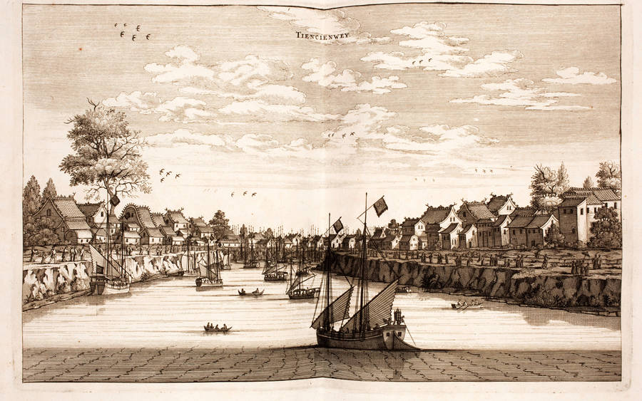 Tianjin Vintage Photo Wallpaper