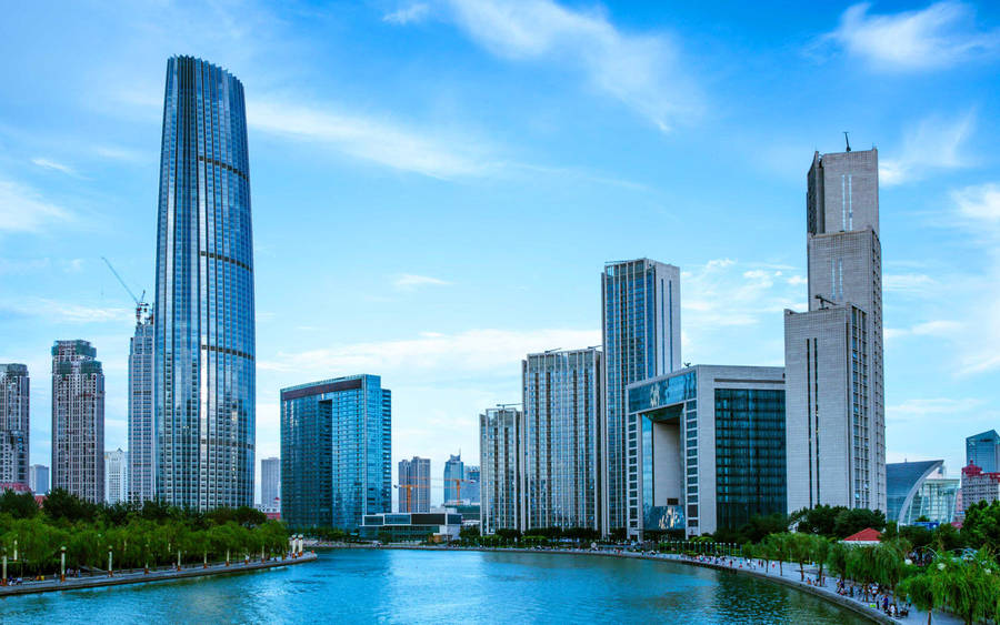 Tianjin World Financial Center Wallpaper