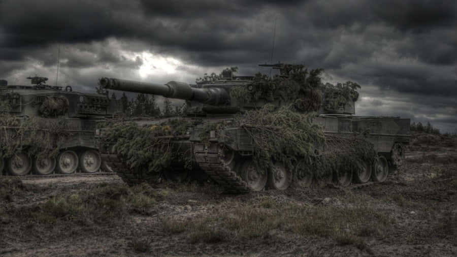 Tiger Tank In Camouflage Wallpaper