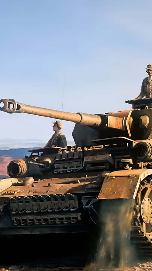 Tiger Tank In Desert Warfare Wallpaper