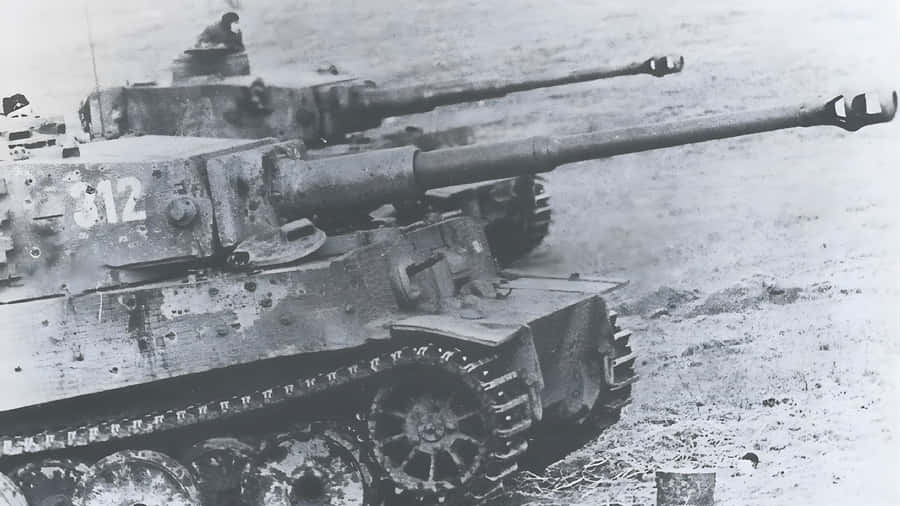 Tiger Tank With Dual Cannons Wallpaper