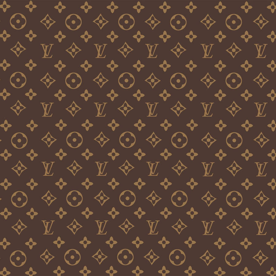 Timeless Luxury With This Vintage Louis Vuitton Print. Wallpaper