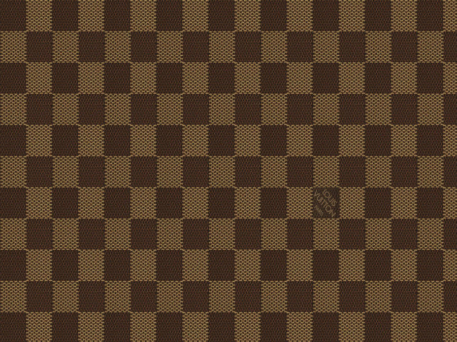 Timeless Style - Louis Vuitton Vintage Checkered Wallpaper