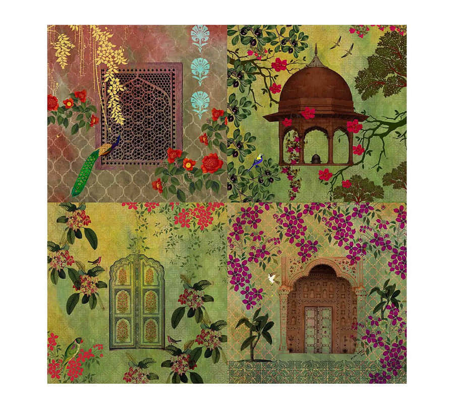 Timid And Elegant Home Decor Wallpaper