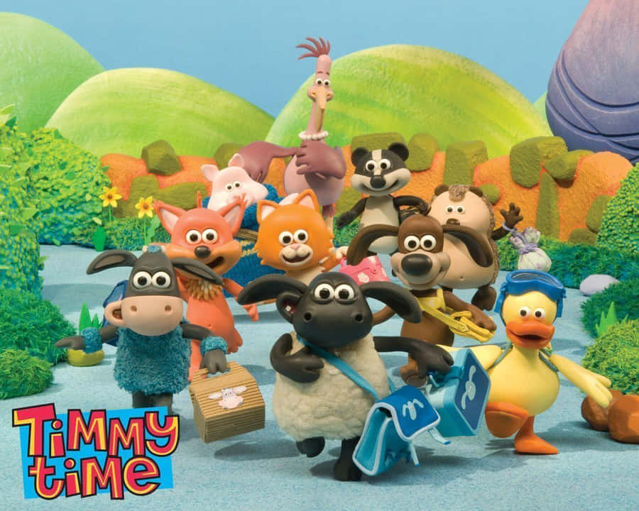 Timmy Time Animated Characters Wallpaper