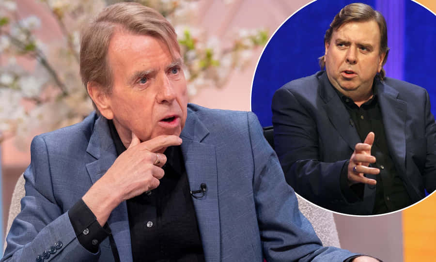 Timothy Spall In A Captivating Moment Wallpaper