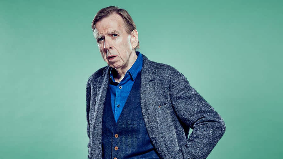 Timothy Spall In A Captivating Pose Wallpaper