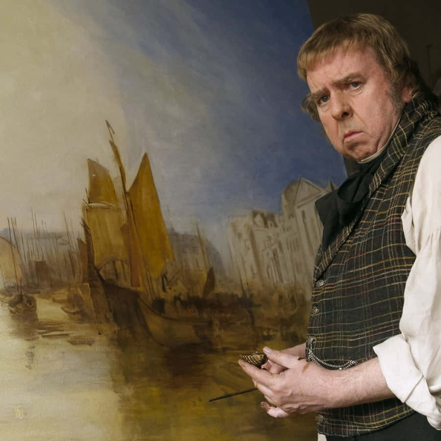 Timothy Spall Posing For A Portrait Wallpaper