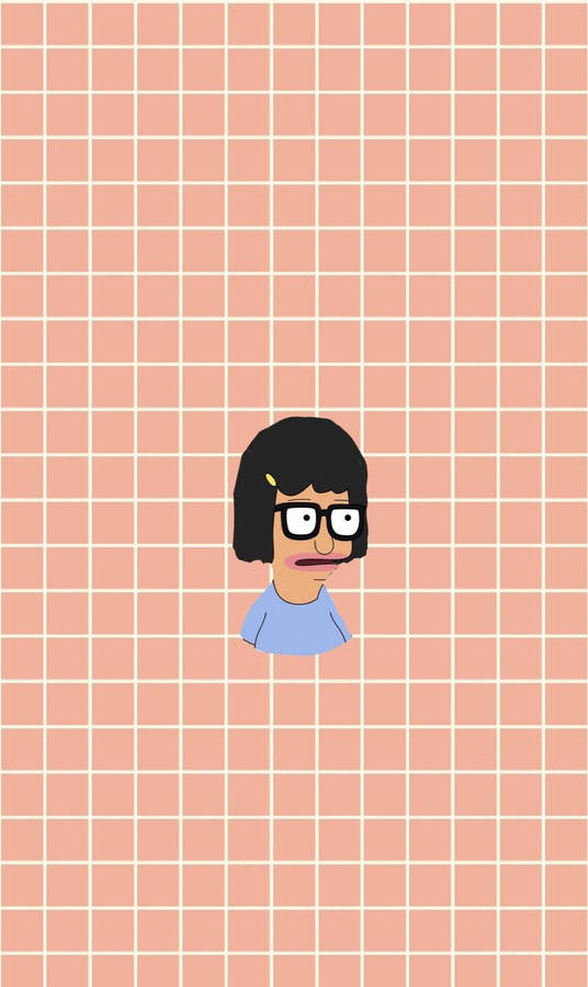Tina Belcher With Pink Lipstick Wallpaper
