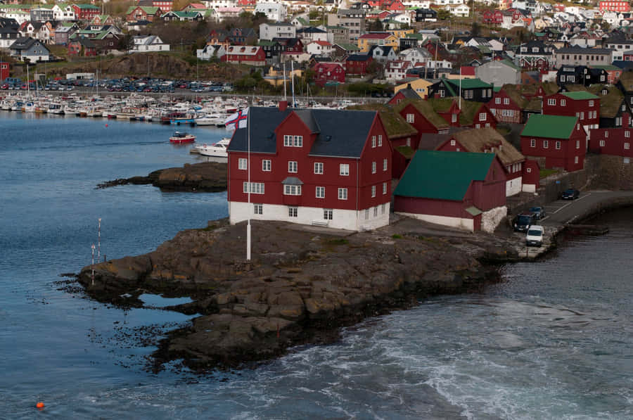 Tinganes Rock Peninsula Wallpaper